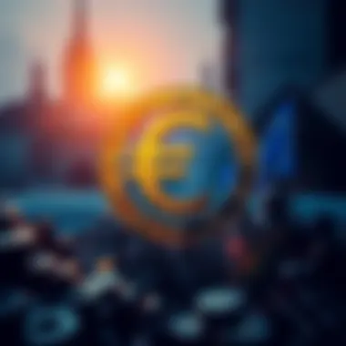 European regulators advocating for a new Euro Coin to compete with US stablecoins, symbolizing financial independence.