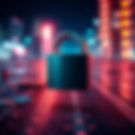 Exodus logo with a lock symbol Exodus logo displayed alongside a padlock representing security in cryptocurrency
