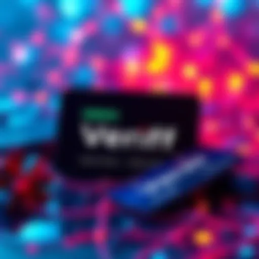 Graphic showing partnership between Exodus and Veriff with visual elements representing identity verification and gift cards.