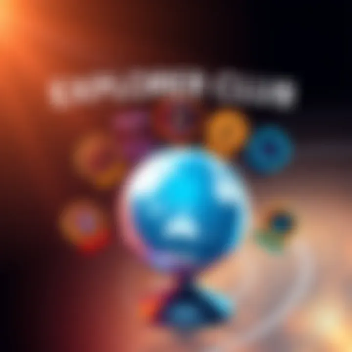 Explorer Club Badge Overview A graphic showing various Explorer Club badges and a globe, highlighting benefits for new members of Atlas Earth.