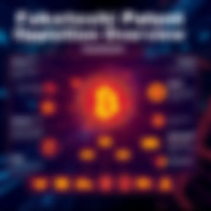 A graphic showing key points of the Faketoshi patent oppositions, with icons representing claims and counterclaims in the cryptocurrency space.