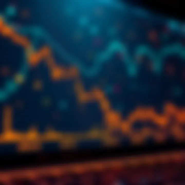 A graph showing a sharp decline in cryptocurrency values over time, symbolizing market downturn and instability.