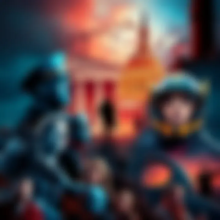 A collage representing societal change and discourse in the wake of recent events