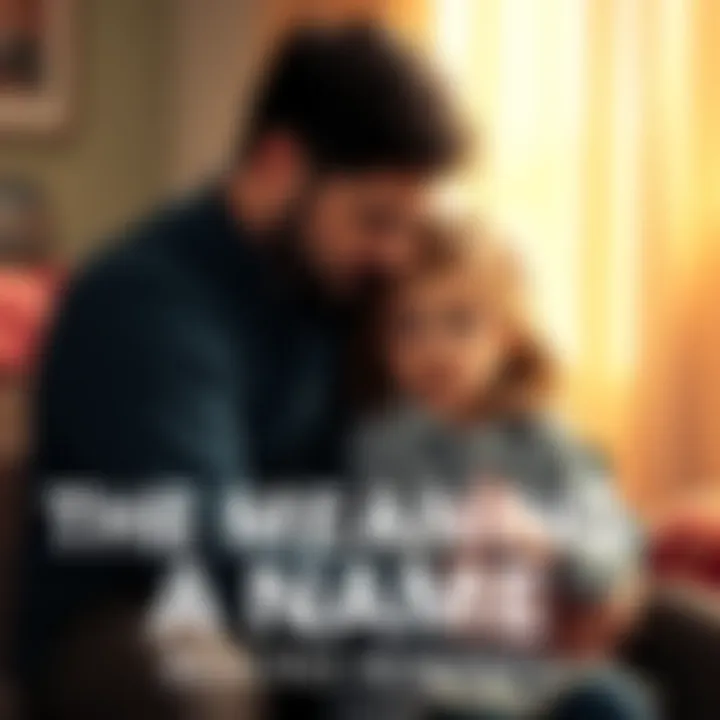 A tender moment between a father and daughter as they discuss the significance of names within their family.