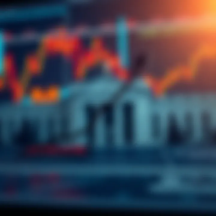A graphic showing an upward trend in interest rates with the Federal Reserve logo and financial charts in the background.