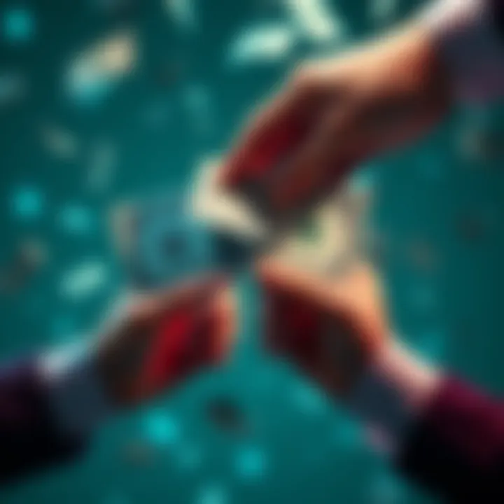 Fiat Currency Manipulation A graphic showing paper money being controlled by invisible hands, symbolizing manipulation in the fiat currency system.