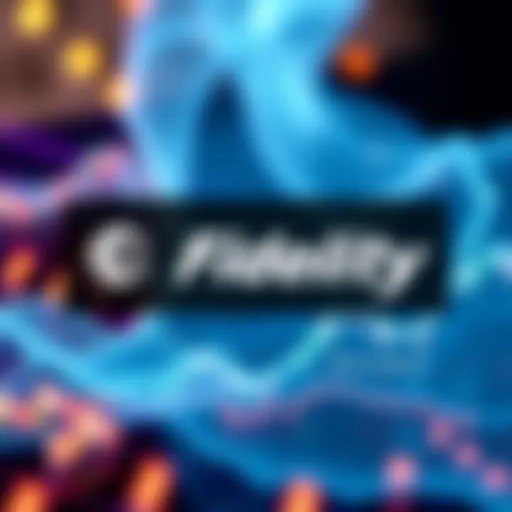 Fidelity logo with a Litecoin symbol and IRA investment graphic