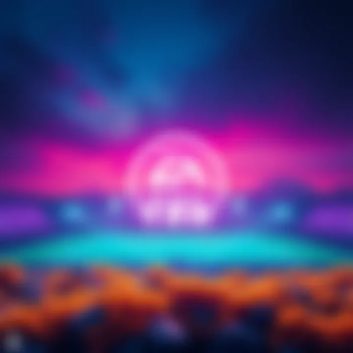 FIFA logo with a digital landscape showcasing NFTs transitioning from Algorand to Polygon blockchain