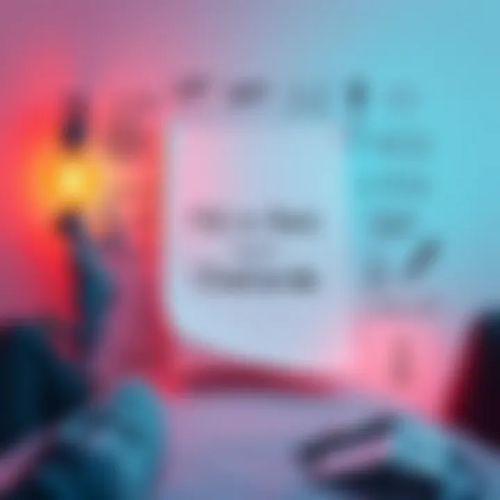 A creative illustration showing a blank paper with various life-related words and symbols around it, inviting people to fill in their own experiences.