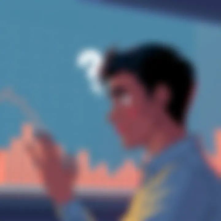 A person appearing confused while examining a chart with a downward trend, representing the challenges of the Mega Backdoor Roth Strategy in saving.