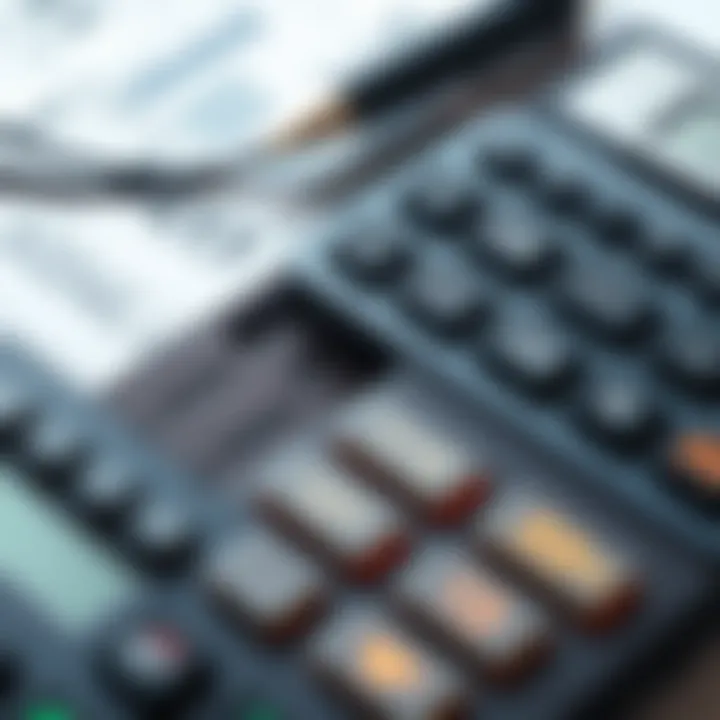 A close-up of a calculator and financial documents showing mismatched numbers, indicating discrepancies in transaction repayments.