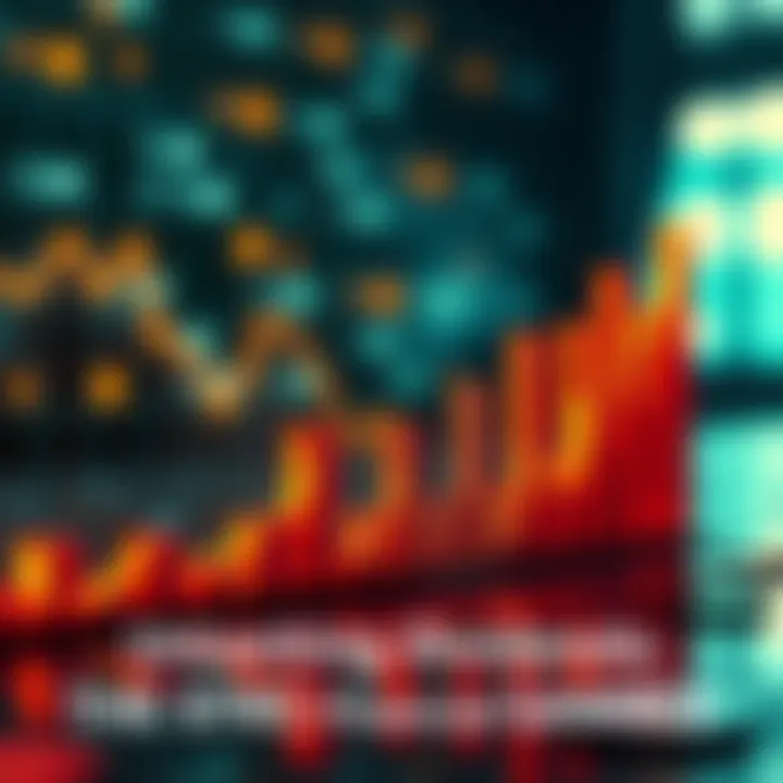 A graph showing an upward trend in financial growth, highlighting high dividend rates and potential risks for investors.