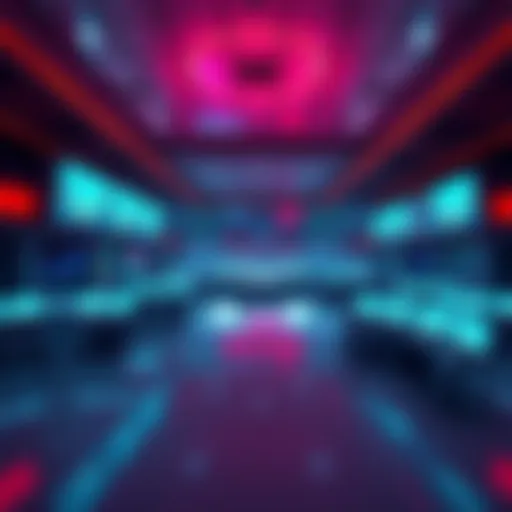 A deserted trading floor with inactive screens, symbolizing the quiet in the financial market during a bear phase.