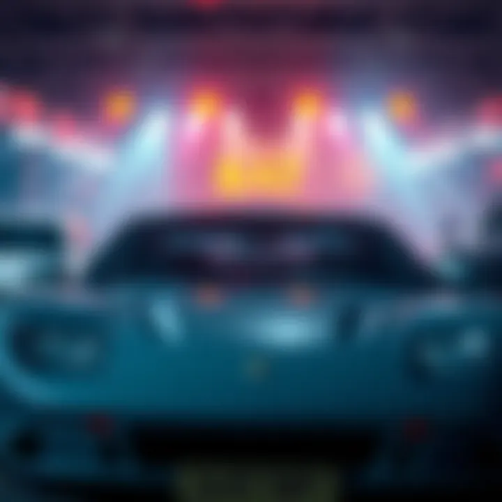 Historic car auction event highlighting the transition to online vehicle sales