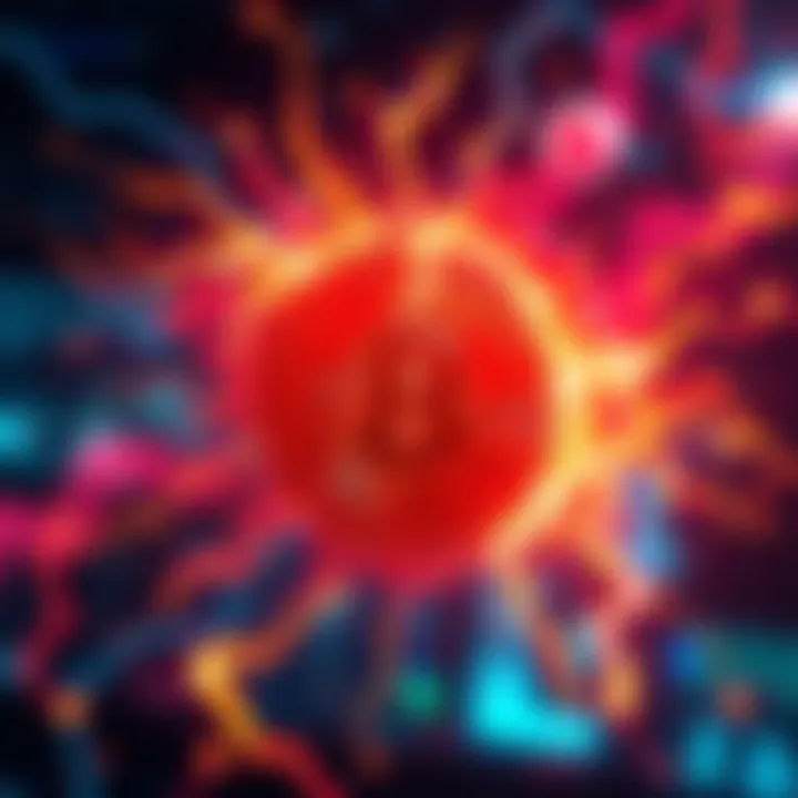 The Dangers of Flash Loans A visual representation of flash loans and reentrancy attacks in blockchain technology