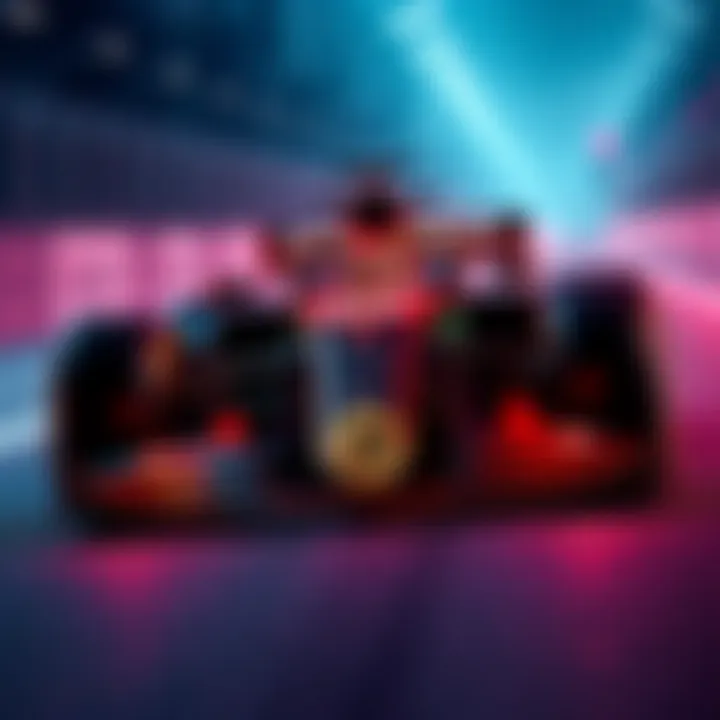 Aston Martin's Formula 1 car featuring cryptocurrency branding