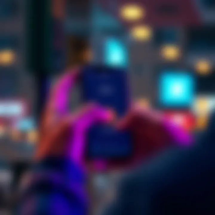 A person checking their Coinbase account on a smartphone, displaying the notification for the fourth BTC distribution payment