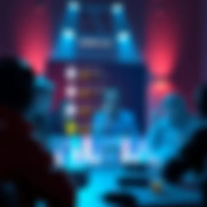 A visual representation of a friends list and clan icons, showcasing community engagement in a gaming setting.