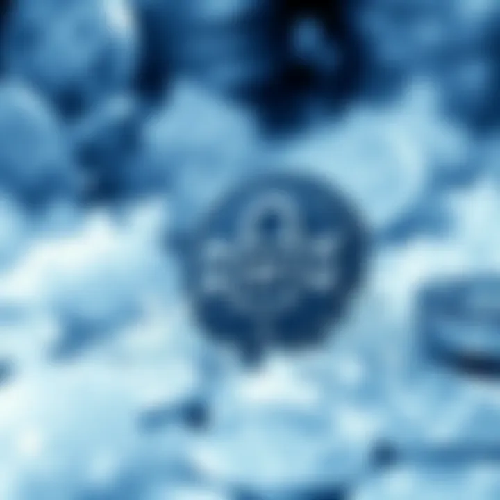A visual representation of frozen USDT currency with a lock symbol indicating restrictions on transfer options after an earn term ends.