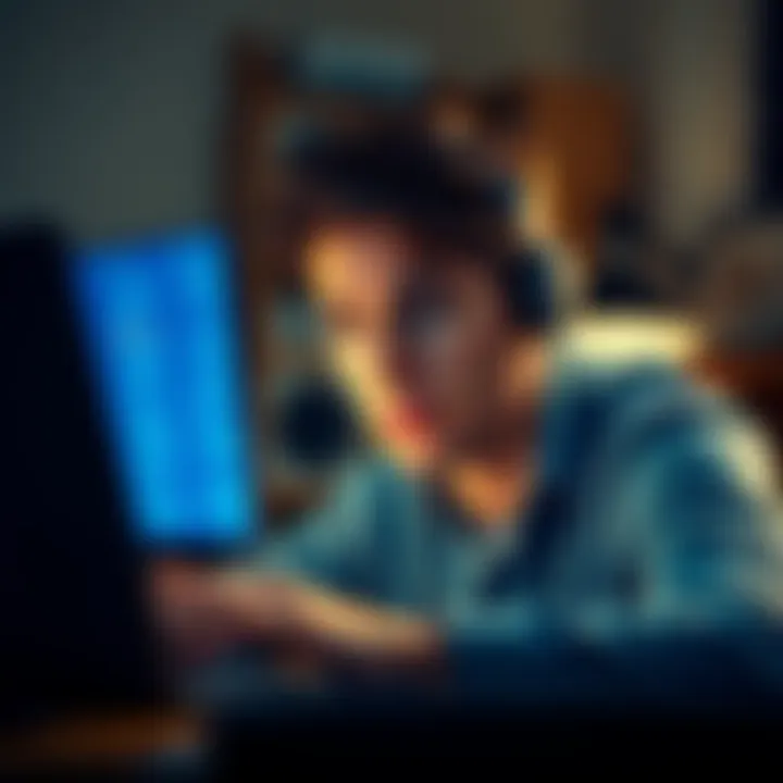 Confused person looking at Coinbase transactions A frustrated person staring at a laptop screen showing Coinbase transactions