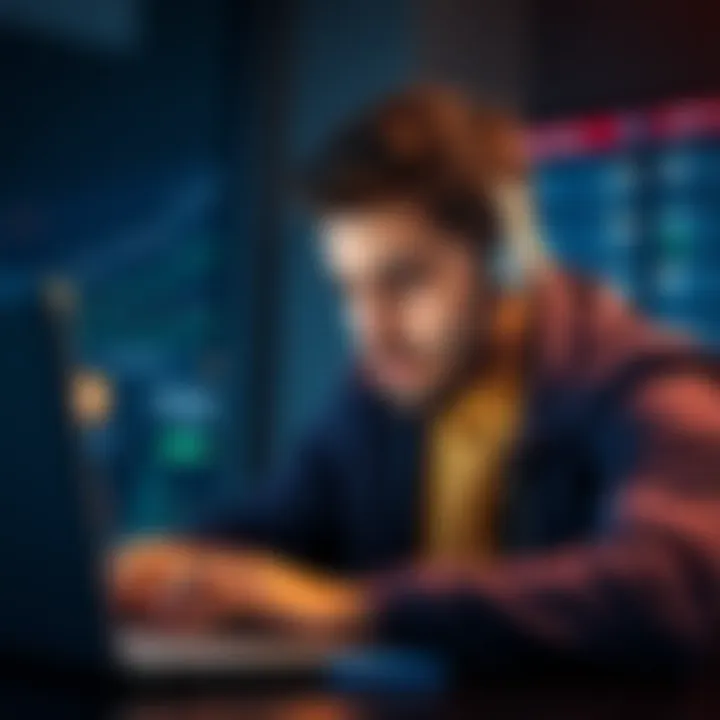 A Canadian cryptocurrency user looks concerned while reviewing wallet fees on a digital platform, with a laptop and wallet icons in the background, highlighting rising charges.