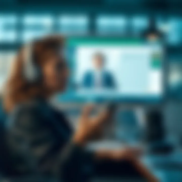 A person looking upset while holding a phone, with a customer support representative on a screen behind them, indicating dissatisfaction with delayed responses.