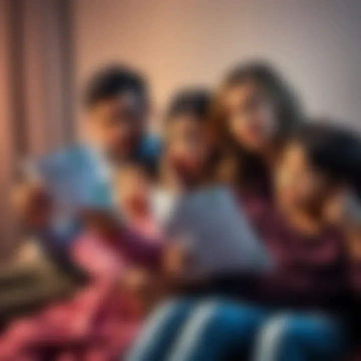 A family looking troubled while holding hotel booking documents, expressing disappointment over a failed reservation with Revolut Stays