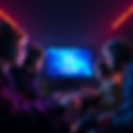 A group of gamers looking frustrated while staring at a loading screen on their devices, showing their disappointment with the AE game issues.