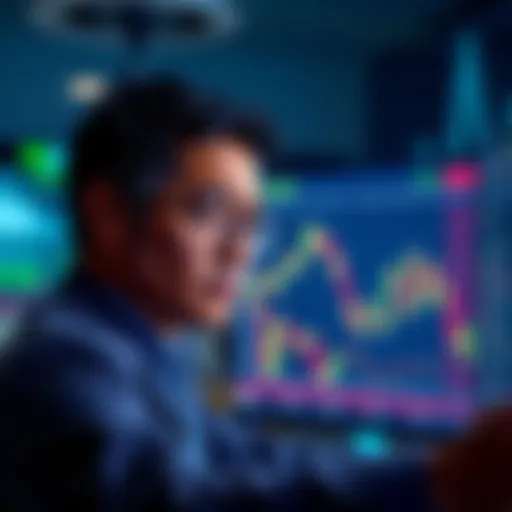Frustrated investor looking at a screen An investor with a concerned expression looking at a computer screen displaying missed deadlines and financial charts, representing frustration over delayed investment transfers.