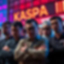 Group of Kaspa investors expressing disappointment over wealth disparity compared to TikTok stars