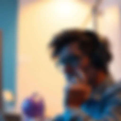A person looking frustrated while talking on the phone about Kraken support issues.