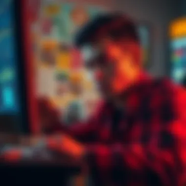 A concerned individual looking at their computer screen with crypto exchange withdrawal issues