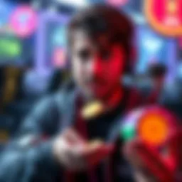 A player looks disappointed while receiving bid tokens from a daily spin in a video game