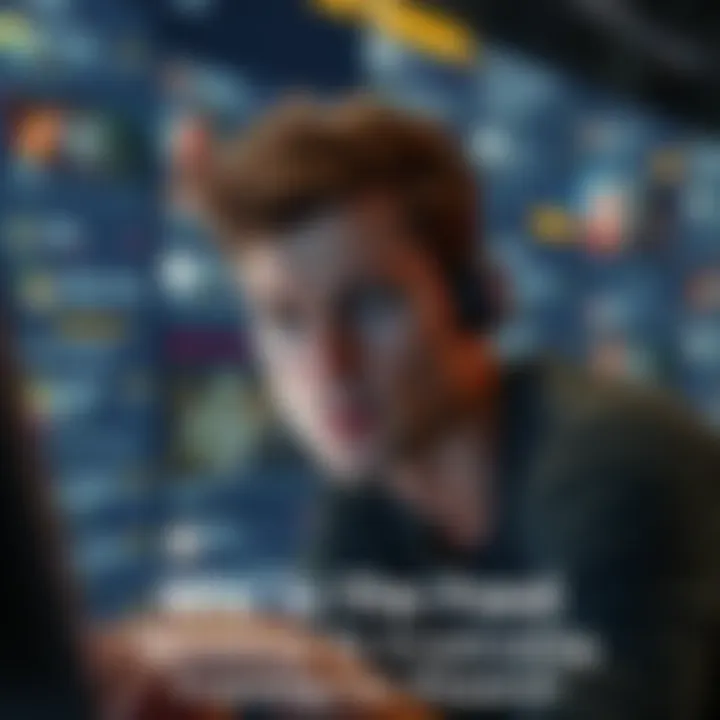 A player frowning at a screen filled with rapid updates and notifications, feeling overwhelmed