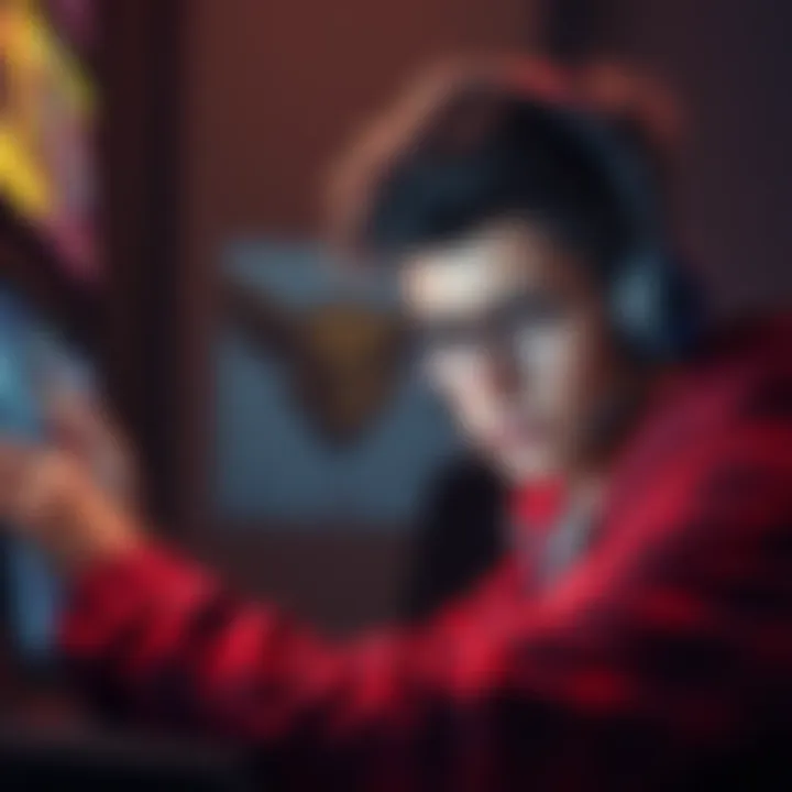 A player visibly upset while using a game interface that makes it hard to find daily login bonus alerts