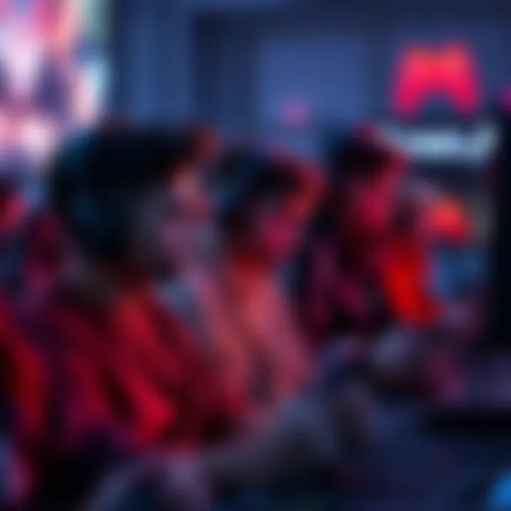 A group of gamers looking frustrated while playing video games and checking for support responses on their devices