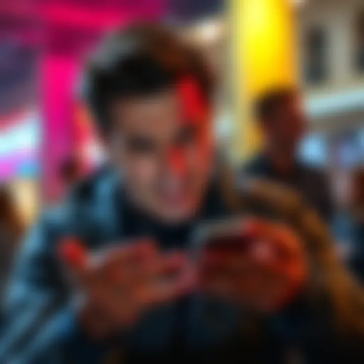 User showing frustration while checking Revolut app on their phone