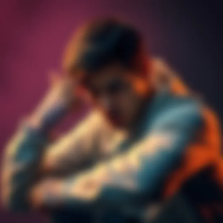 Frustrated User Challenges Coinbase Wallet A distressed cryptocurrency user grapples with withdrawal issues on Coinbase Wallet, symbolizing broader concerns within digital finance.