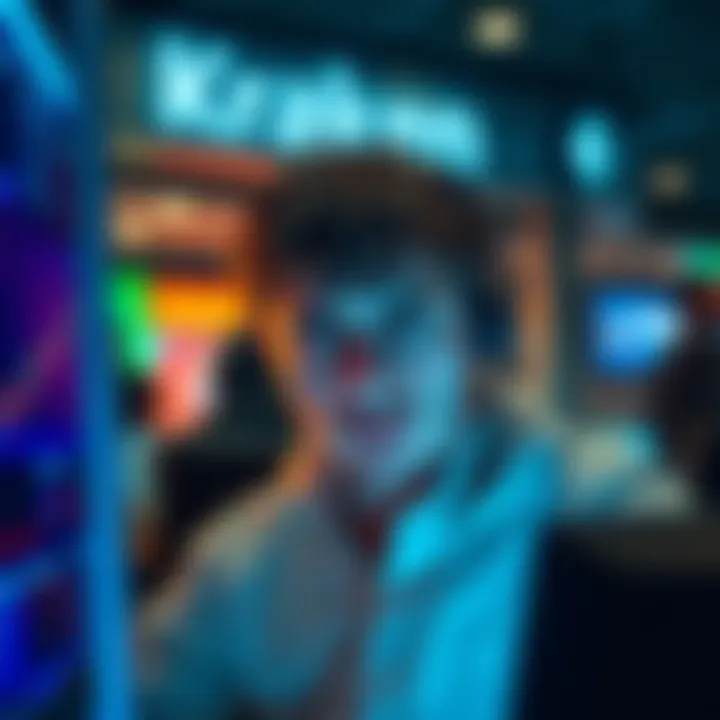 A concerned cryptocurrency user looks at their screen in confusion, expressing frustration over service issues with Kraken.