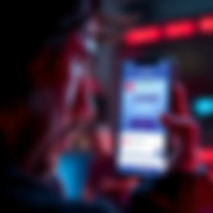 A person looks at a smartphone showing a wallet app with locked LRC tokens, showing concern about their inability to access funds.