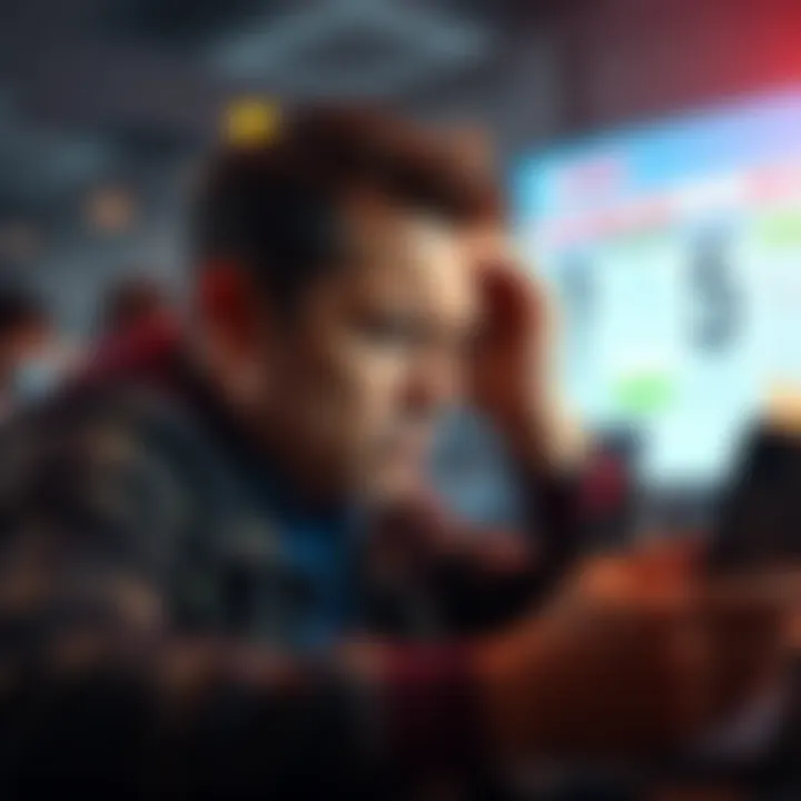 A frustrated user grapples with failed ID verification while trying to access services.