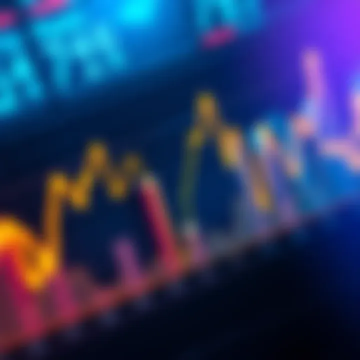 A graph showing a significant drop in value representing the FTX collapse and its financial impact on investors
