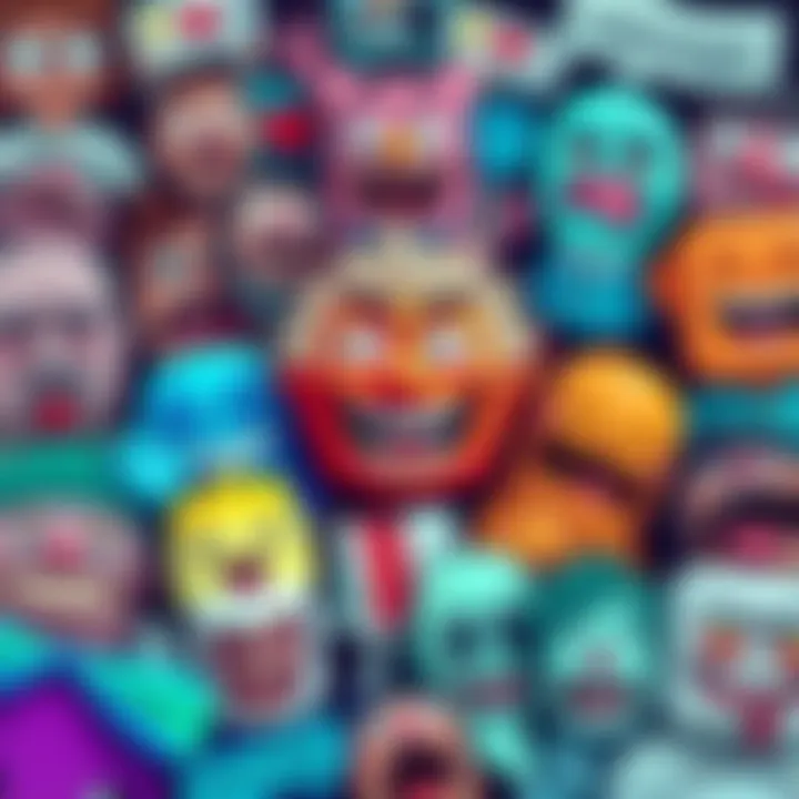 A collage of popular internet memes showcasing humor in social media conversations