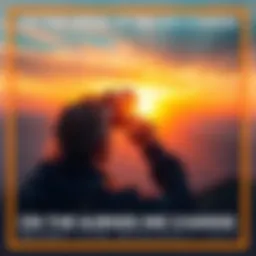 A person looking through a telescope towards the horizon, symbolizing potential changes ahead.