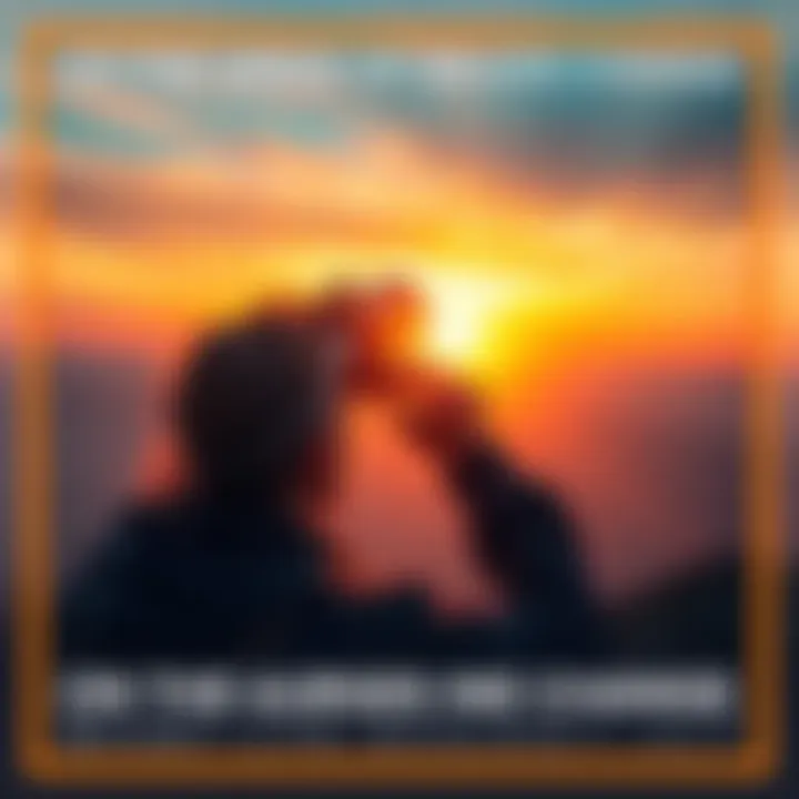 Future Developments A person looking through a telescope towards the horizon, symbolizing potential changes ahead.