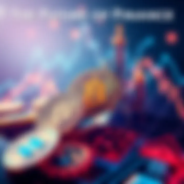 The Future of Finance A graphic representation of cryptocurrency coins merging with traditional bank symbols, signifying integration of digital assets into mainstream finance.