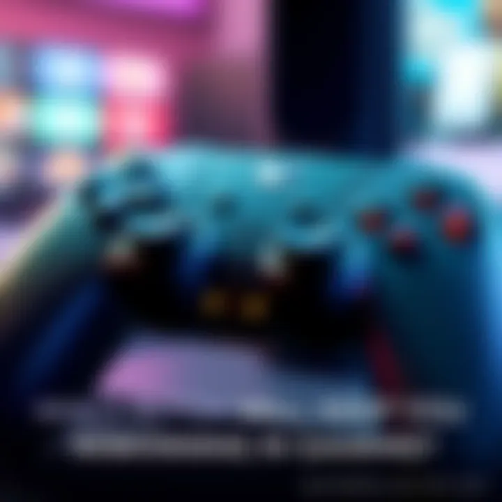 Gaming controller with highlighted buttons A close-up of a gaming controller showing the most important buttons for winning strategies in gaming.