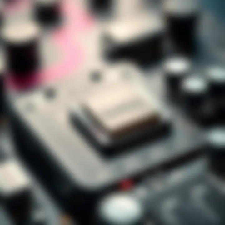 Close-up of a Gekko NewPac device showing a chip that has come off its circuit board