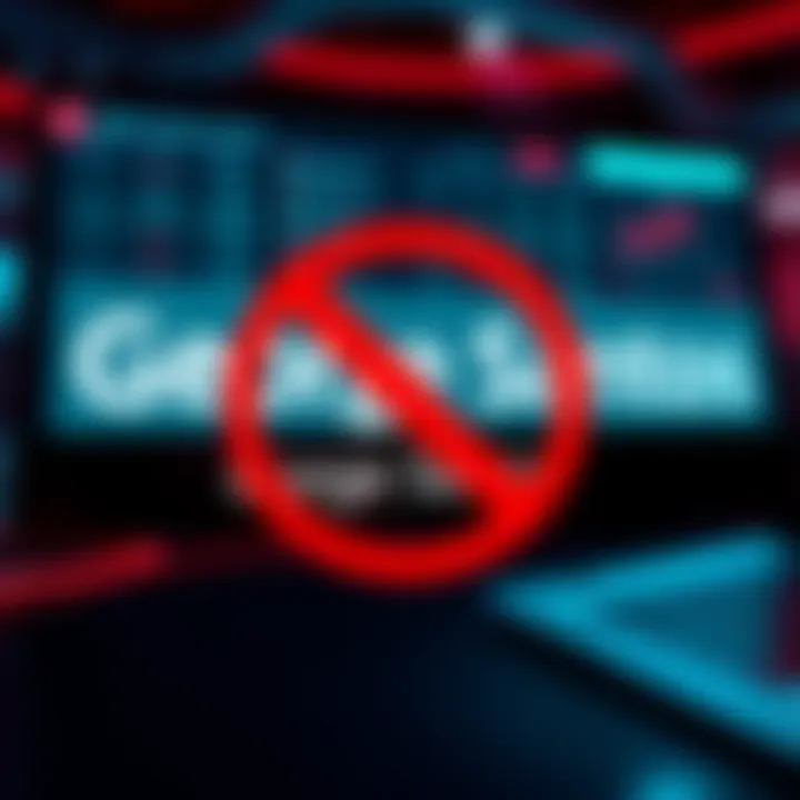 George Santos Banned A graphic depicting a red ban symbol over the name of George Santos on a digital prediction platform interface