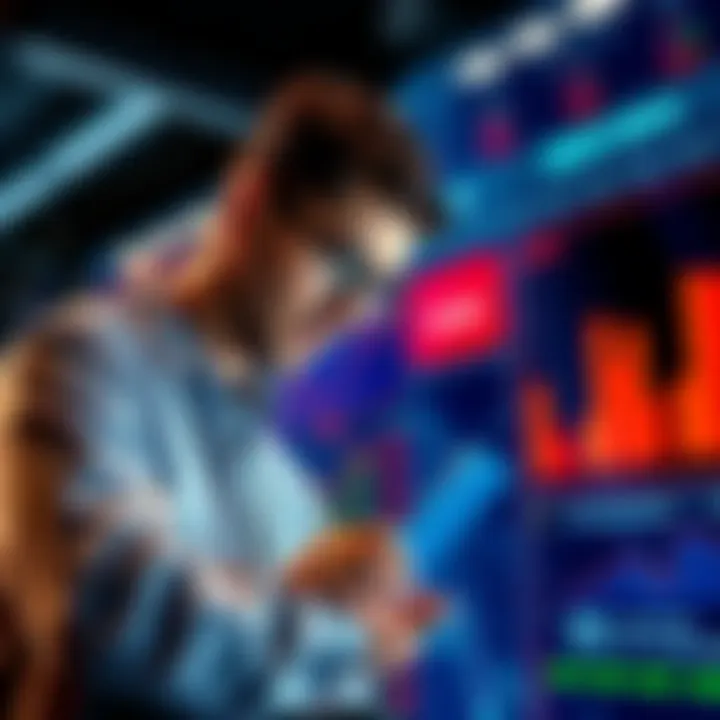 A financial analyst examining a digital banking interface with a focus on German IBAN